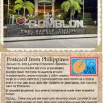 A postcard from philippines with the name of romblon