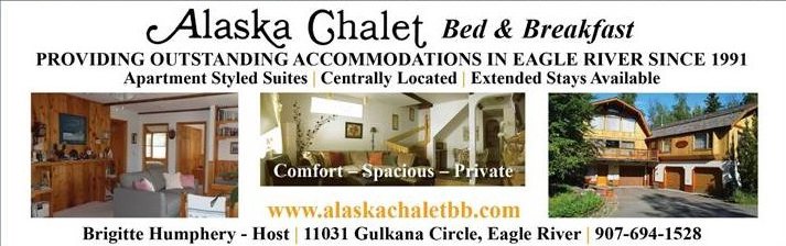 A picture of alaska chalet bed and breakfast.