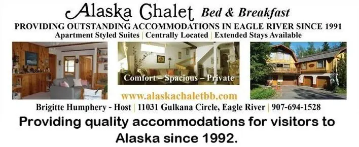 A picture of alaska chalet bed and breakfast.