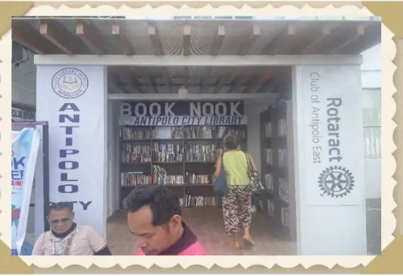 Entrance of Antipolo City Library's Book Nook.