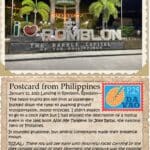 A postcard from philippines with the name of romblon